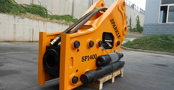 Unused 2015 Sparkle excavator hydraulic hammer for sale at Ritchie Bros. heavy equipment auction in Zhengzhou, China