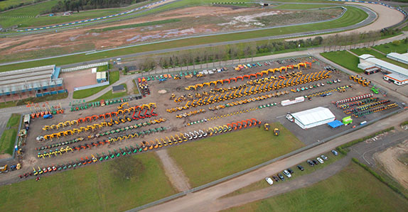Heavy equipment and trucks for sale at Ritchie Bros.' Donington Park auction site