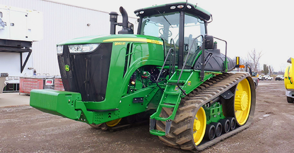 2013 John Deere 9560RT track tractor sold in Columbus, OH